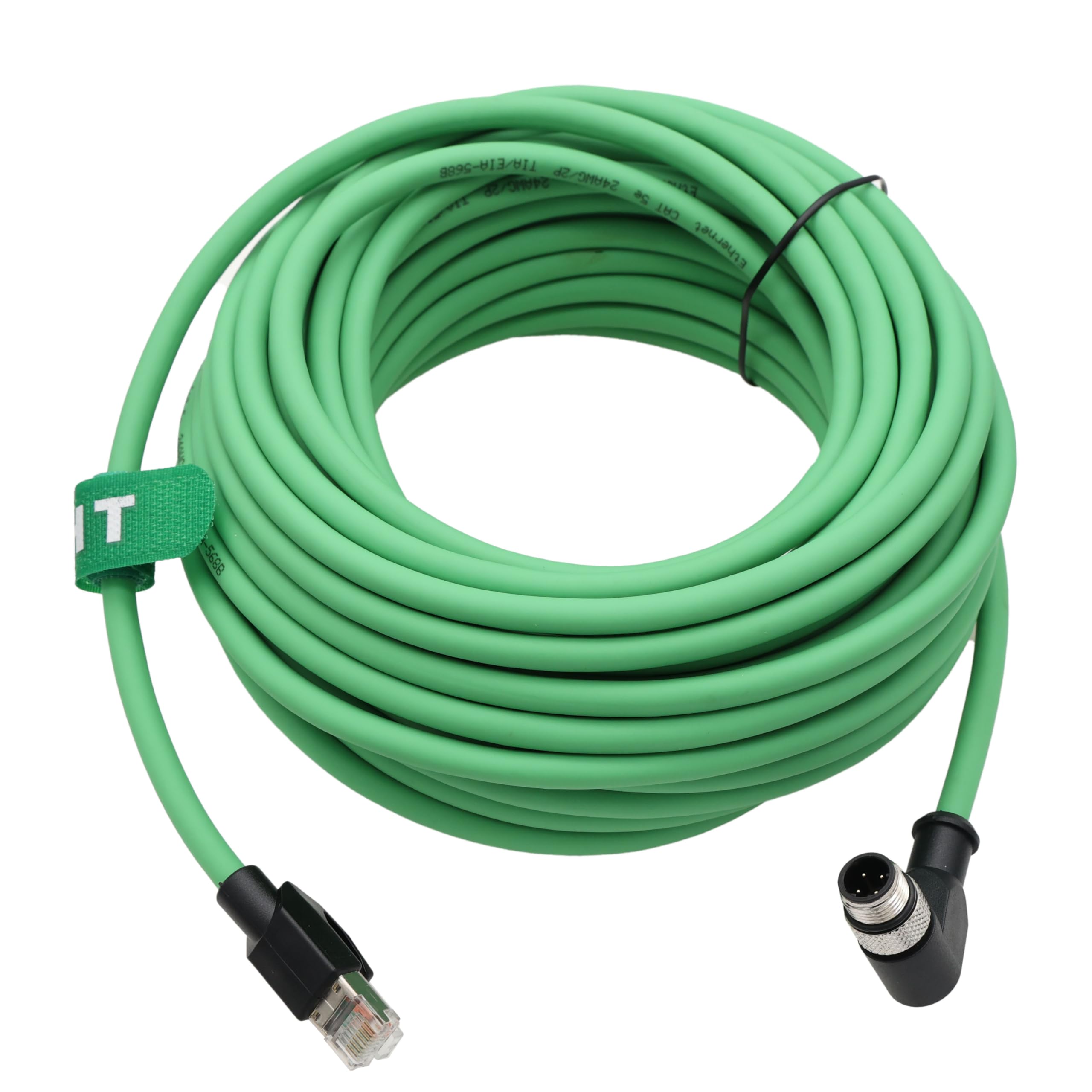 Amazon.co.jp: HangTon 工業用イーサネット M12 4ピン Dコード オス L